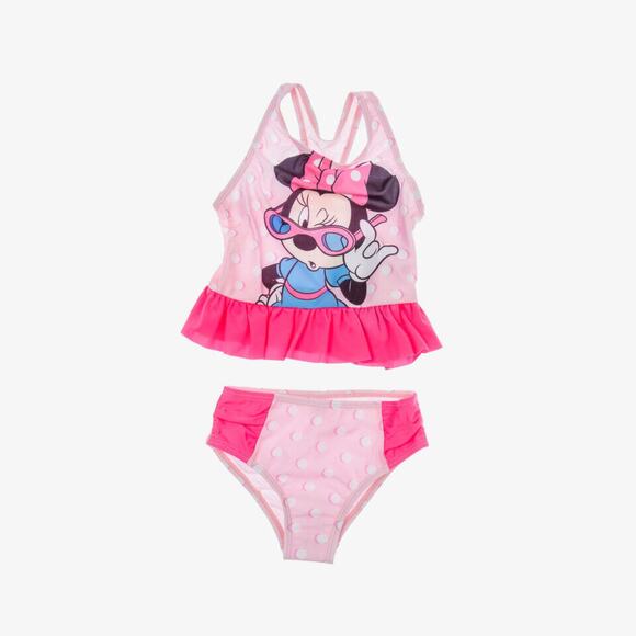 Disney Minnie Mouse Tankini Top and Bikini Bottom Swim Set Pink Size 3T - Picture 1 of 2